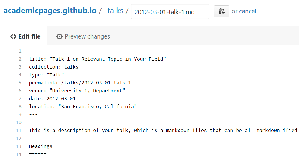 Academic Pages is a readytofork GitHub Pages template for academic